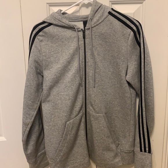 adidas Other - Adidas grey hoodie jacket